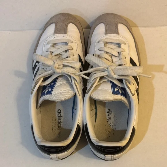 Adidas Samba OG Sneaker Cloud White / Core Black / Gum Size 7.5 - Picture 5 of 14